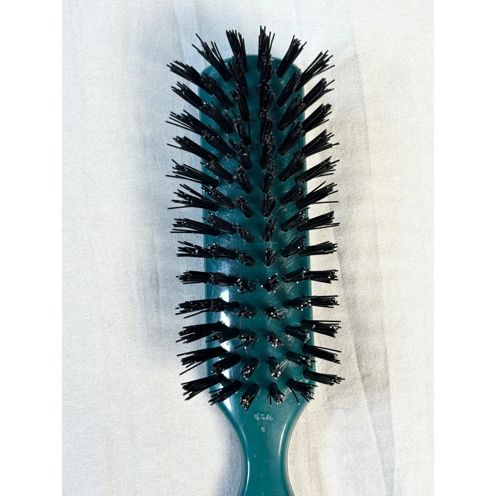 Vintage Goody Hair brush  green USA Made